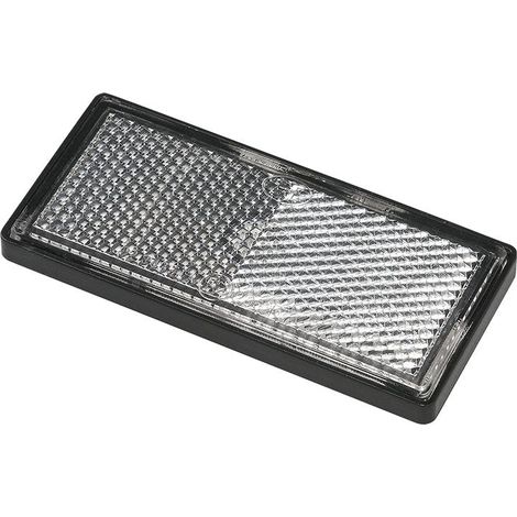 Reflector blanco 85x39mm autoadhesivo con placa base
