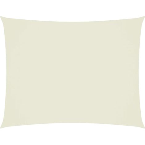 Maison Exclusive - Sonnensegel Oxford-Gewebe Rechteckig 3x6 m Cre