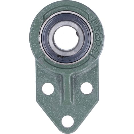 Palier monté UCFB204, palier sphérique à insert étanche double face, adapté aux industries agroalimentaires et textiles. (1/5)