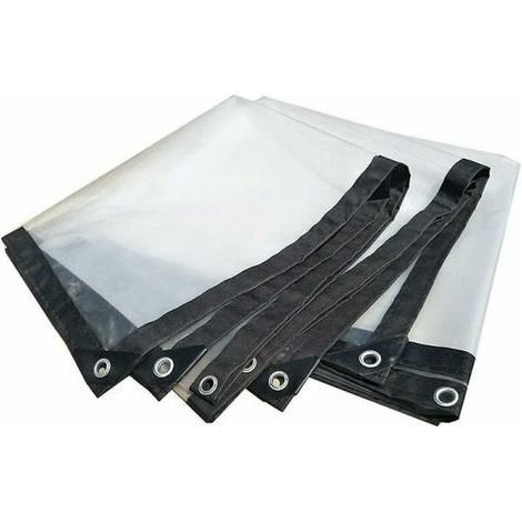 Bâche transparente 2x2 mètres, bâche extra résistante, bâche transparente pour serres (1/5)