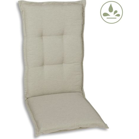 GO-DE Mittellehner-Auflage 108 cm x 50 cm x 7 cm, beige (1/3)