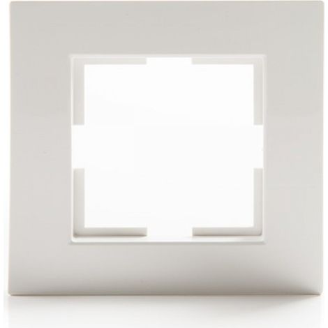Marco 1 Elemento Panasonic Karre Tecnopolímero Blanco