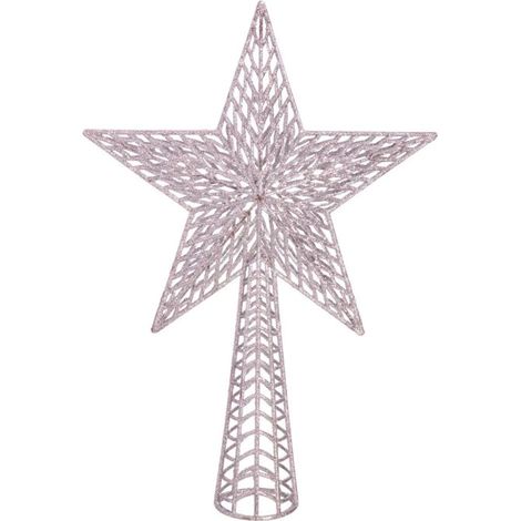 Cimier de sapin de noël Étoile argentée (1/3)