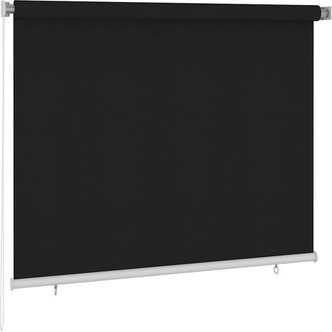 vidaXL Store roulant d'extérieur 185 (l) x 140 (H) cm noir (1/5)