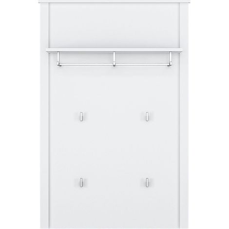 KONSIMO FARGE Garderobe, Weiß (1/5)