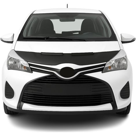 Protège Capot Compatible avec Toyota Yaris 2011 à 2019, Bra de Capot Protection, Noir