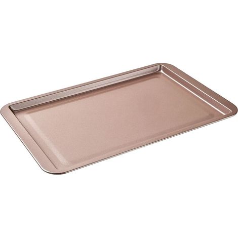 Plaque À Pâtisserie Rectangulaire - Acier Au Carbone - Antiadhésif - Pour Biscuits Tartes Pizza Rôtis Muffins Pain - L (1/5)