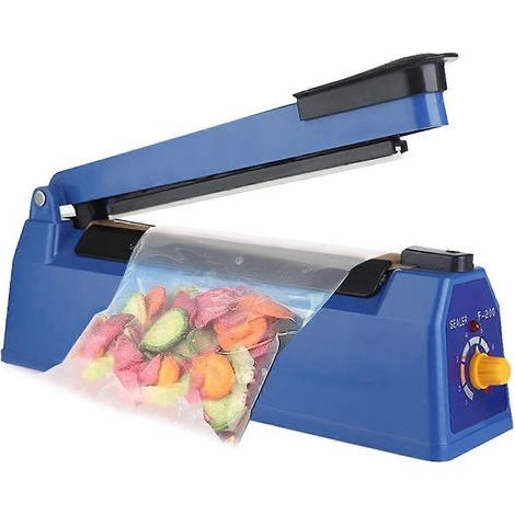 Machine de scellage de sacs thermofusibles électriques, scelleuse de sacs en plastique, prise UE bleue (1/5)