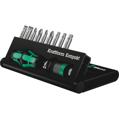 Wera Kraftform Kompakt 10 atornillador negro y verde (1/5)