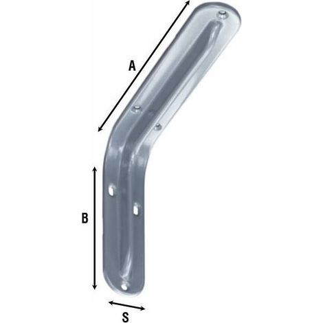 10 x REGGIMENSOLA ACCIAIO 2522 BIANCO 350 MM