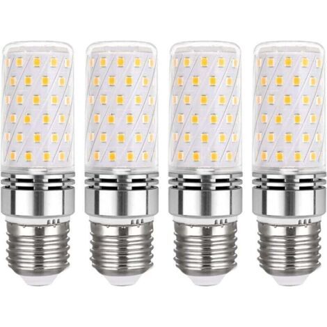 E27 LED-Lampe, 16 W, warmweiß (3000 K), 1450 lm, 360°-Abstrahlwinkel, entspricht einer 100-Watt-Halogenlampe (E27), 230 V Wechselstrom, nicht dimmbar, E27 LED-Deckenleuchte, 4er-Pack [Energieklasse E]