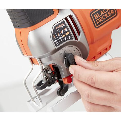 BLACK+DECKER Herramientas - Sierra recta 650 W BES610K-QS