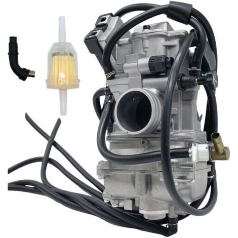 La modification de la moto tout-terrain CRF150 avec un nouveau carburateur FCR33mm (606-110) améliore l'efficacité d'admission et offre une réponse de puissance plus rapide.