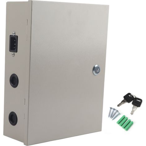 Boîtier UPS 12V 10A – Alimentation sans coupure PWM – Arrêt différé – Pour contrôle d’accès et sécurité (1/5)