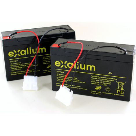 2 Batteries plomb 6V 10Ah Bateau amorceur catamaran ANATEC