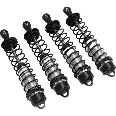 Satz mit 4 Stoßdämpfern für Vorder- und Hinterachse für Traxxas MAXX 2.0 1/10 RC-Car (schwarz) (1/5)