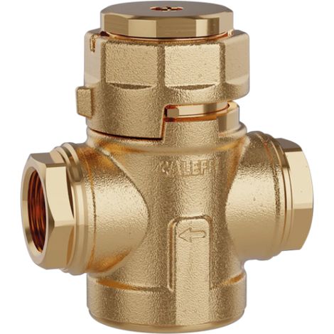 Filtre à tamis avec obturation contrôlable. Raccord 1 "F Caleffi 577106 1"F (1/2)