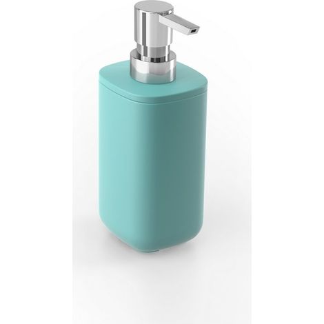 Metaform - Dispenser sapone da appoggio Turchese in Resine Termoplastiche Mod. Pod