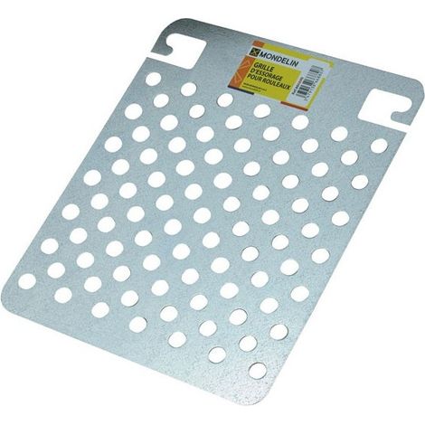 Mondelin – Grille métal pour rouleaux de 180mm – Dimensions 194 x 245 mm – Poids 140g – Pour peinture sur surfaces planes