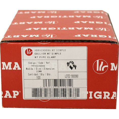 100 colliers simple M7 x 150 - Tube Ø22 - Arcanaute (1/4)