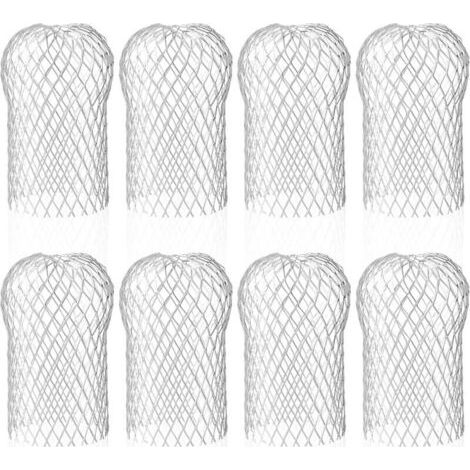 BUNTHAUS PA 8er-Pack Aluminium-Dachrinnensieb, langlebige, flexible Dachrinnenfilter für Dachrinnen und Fallrohre zu Hause gegen Blätter, (1/4)