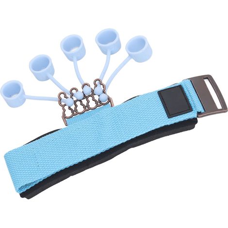 Entraîneur de Prigrip en Silicone Souple pour Renforcer la Préhension et la Mobilité - Exerciceur de Doigts Bleu (1/5)