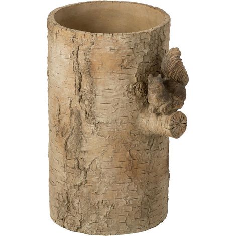 Vase Écureuil en Ciment "Aya" 34cm Beige (1/4)
