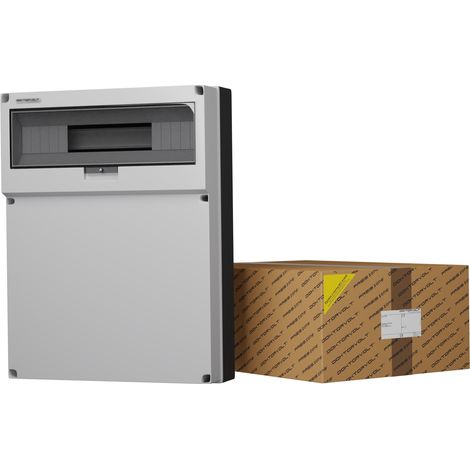 Contenitore per quadri elettrici, vuoto, scatola ermetica IP65 per 19 moduli (1/2)
