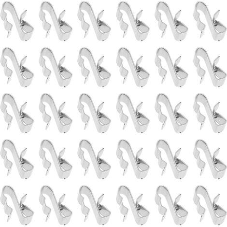 50Pcs Clips de Fil Métallique pour Remorque Remorque Cadre de Câble Pince pour Panneau Solaire Sunrunner Solaire Photovoltaïque Clips de Câble H204 (1/5)