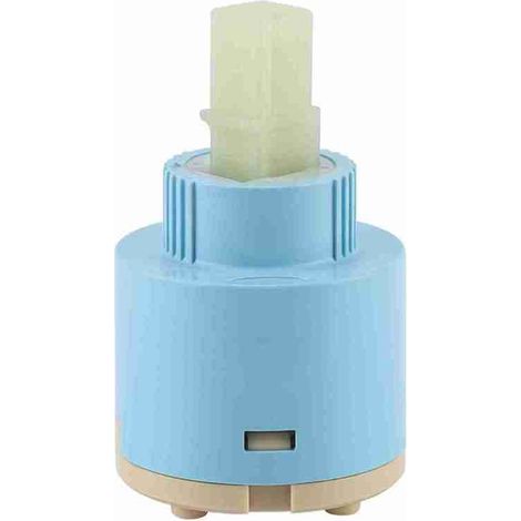 Beyamis Robinet mitigeur d'eau à cartouche céramique 40 mm, commande intérieure, valve ABS bleue, pratique (1/5)