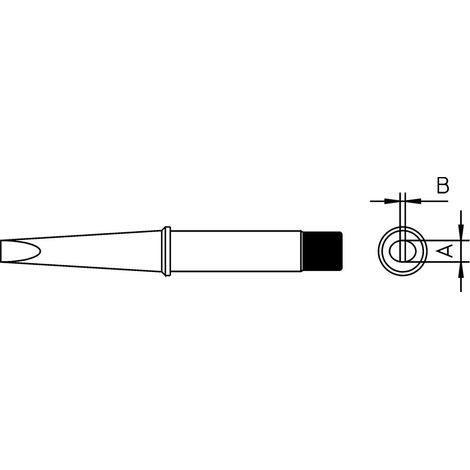 Schweißerschutz Weller 4ct6e7-1 Spitze 7 mm Meißel
