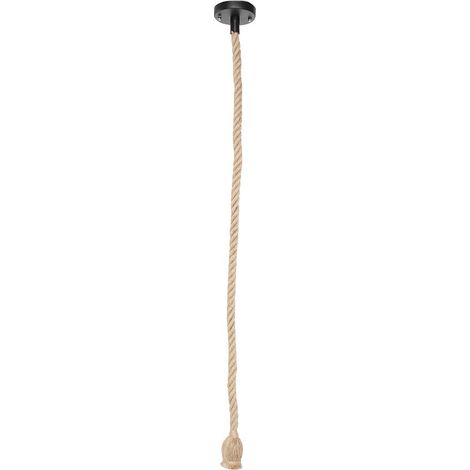 E27 Lampensockel, 1 m Hanfseilkabel, Elektrokabel, DIY-Pendelleuchte, dekorative Glühbirnenfassung (1 Fassung) (1/5)