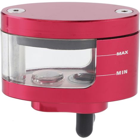 Réservoir d'huile de frein et d'embrayage universel pour cylindre, accessoire moto rouge (1/5)