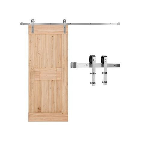 Kit Quincaillerie de Porte Grange Coulissante Simple - 200 cm (1/5)