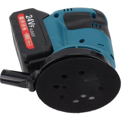 Ponceuse orbitale sans fil 125 mm avec batterie rechargeable, 3 vitesses, prise UE 100-240 V (1/5)