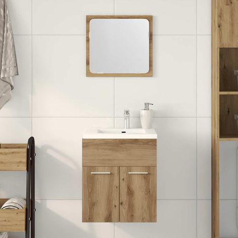 2-tlg. Badmöbel-Set Artisan-Eiche Holzwerkstoff (1/5)