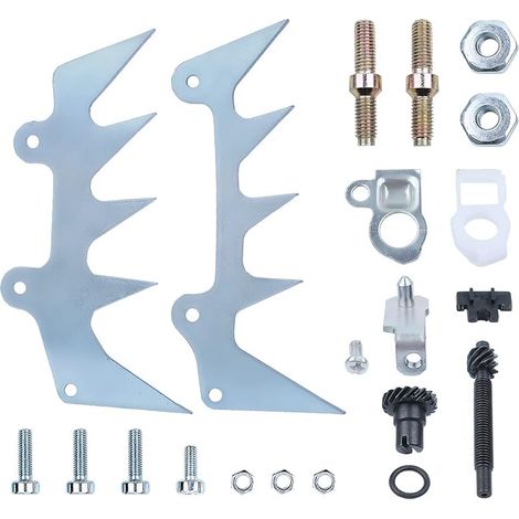 Griffes de Chain Kits pour Stihl MS660 MS460 MS440 066 046 044, Butée à Griffes + Vis Assorties + Tendeur de Chaîne + Boulon et Écrou Pièces Tronçonneuse Accessoire (avec Kit Tendeur)