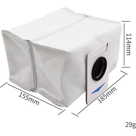 Set of 4 replacement dust bags compatible with the ECOVACS DEEBOT X1 Omni/X1 Turbo/X1 Plus-AquaForge robot vacuum cleaner (1/5)