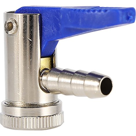 Embout de gonflage universel 8mm pour pneus voiture camion moto vélo, raccord valve à clipser, adaptateur gonfleur (1/5)