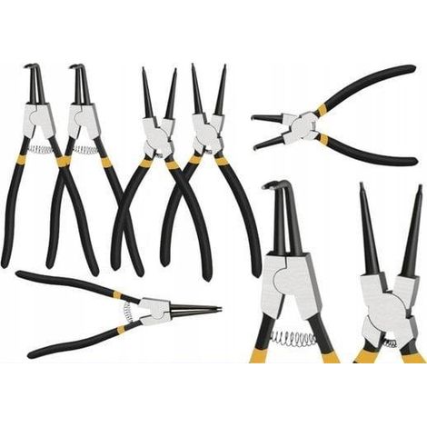 Leantoys ensemble de pinces chrome acier 325 mm (1/3)