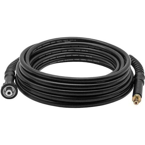 Ersatz-Hochdruckschlauch 6 m, 10 mm x M22 Anschluss, Schlauchverbinder für Kärcher K2 Hochdruckreiniger (altes Modell). (1/4)