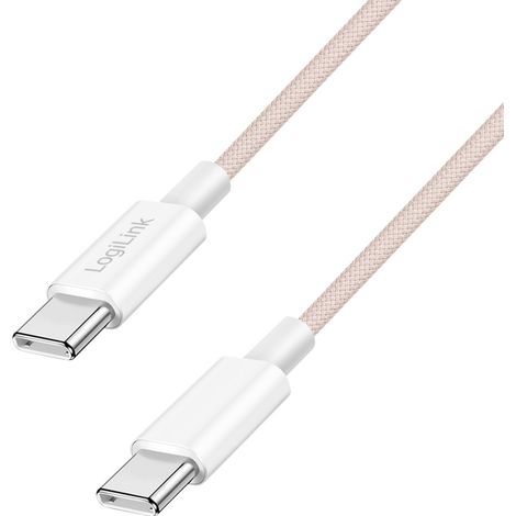 LogiLink USB-C® Kabel USB 2.0 USB-C® Stecker 1.5 m Rosa CU0345 (1/5)