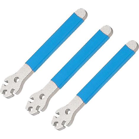 3-teiliges Set blauer Speichenschlüssel zur Einstellung und Korrektur für Mountainbikes