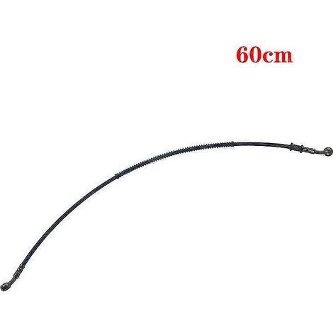 Maître-cylindre de frein avant pour moto, levier de frein hydraulique, flexible de frein, étriers de frein pour dirt bike, quad, karting - Flexible de 60 cm (1/5)