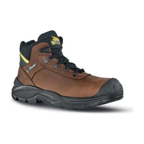 U-Power – Chaussures de sécurité hautes S3 SRC – Cuir graissé pull-up – Embout AirToe® composite – Semelle antidérapante PU – Pointure 43