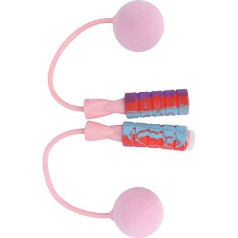 Corde à sauter sans corde pour le fitness, l'entraînement sportif et la combustion des graisses (rose) (1/5)