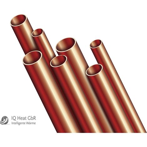Buderus CU-Rohr d. 22x1,0mm halbhart in Stangen, RAL/DVGW