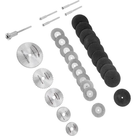 30 lames de scie circulaire diamantées HSS, disques de coupe et arbres pour outils circulaires (1/5)