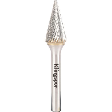 Klingspor HF 100 M Hartmetallfräser, 9,6 x 16 x 6 mm Kreuzverzahnung (1/2)