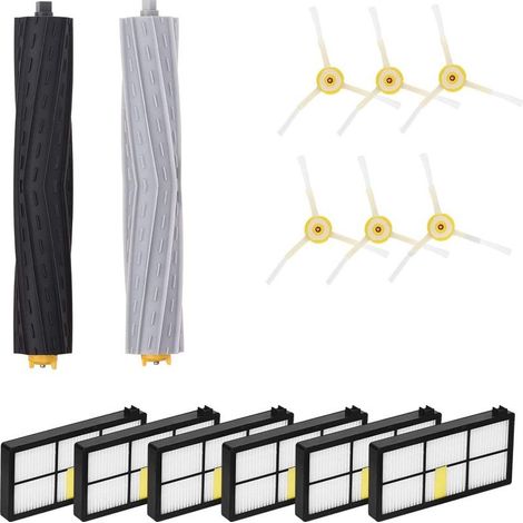 Pièces de rechange Filtres et brosse pour iRobot Roomba 980 960 900 890 880 870 860 800 Series Aspirateur, kit d'accessoires de rechange (1/5)